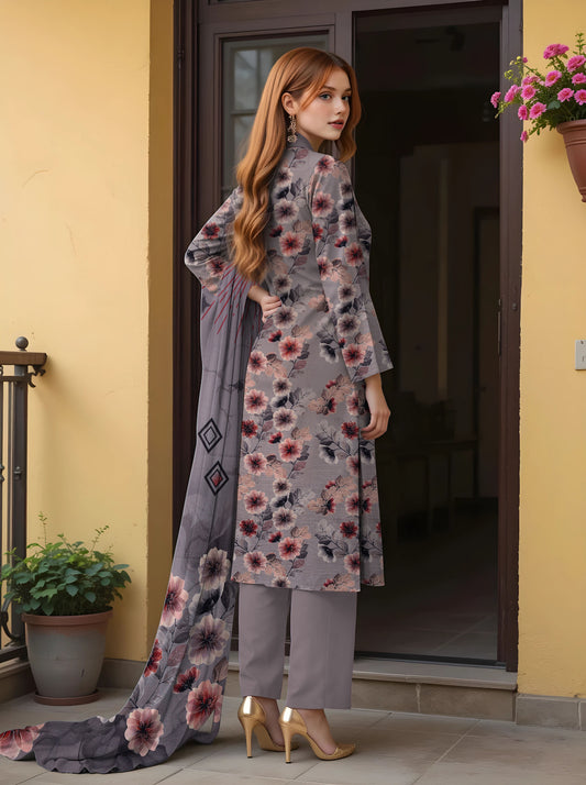 Digital Staple Bana Dora All-Over Shirt with Dupatta & Trouser