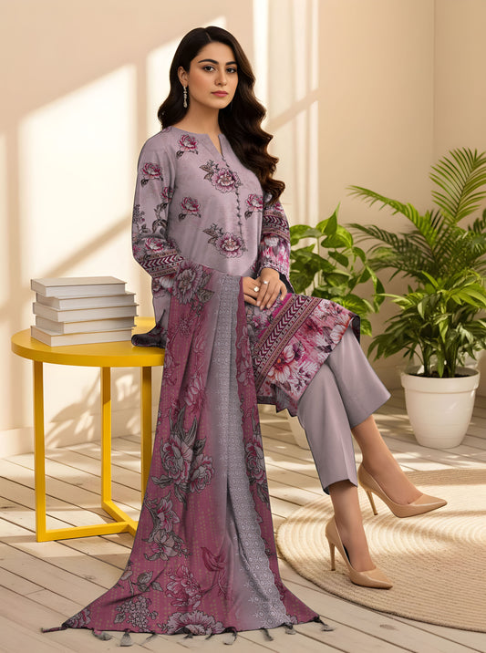 Staple Bana Dora Digital Print Shirt Cutwork Dupatta Dyed Trouser