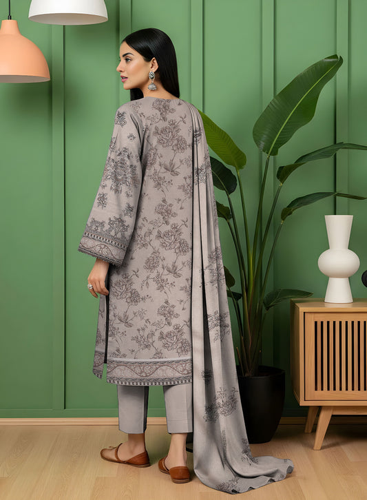 Digital Print Karandi Suit with Cutwork Dupatta