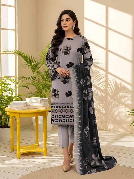 Staple Bana Dora Digital Print Shirt Cutwork Dupatta Dyed Trouser